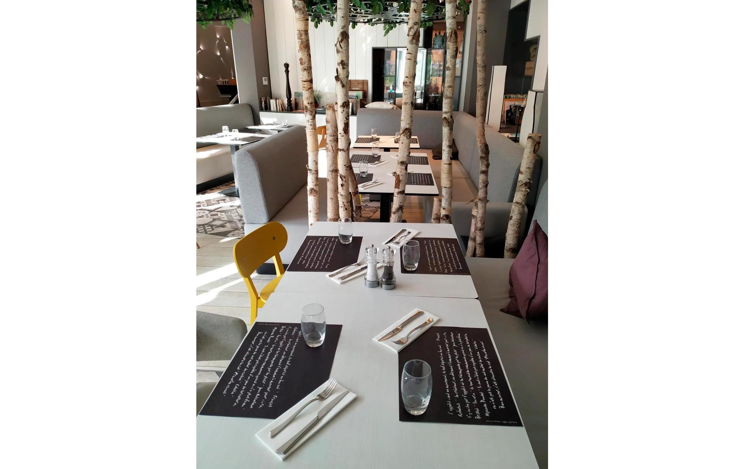 PRO nappe Tischset Schiefer 400 Stück, 30 cm x 40 cm, Grau