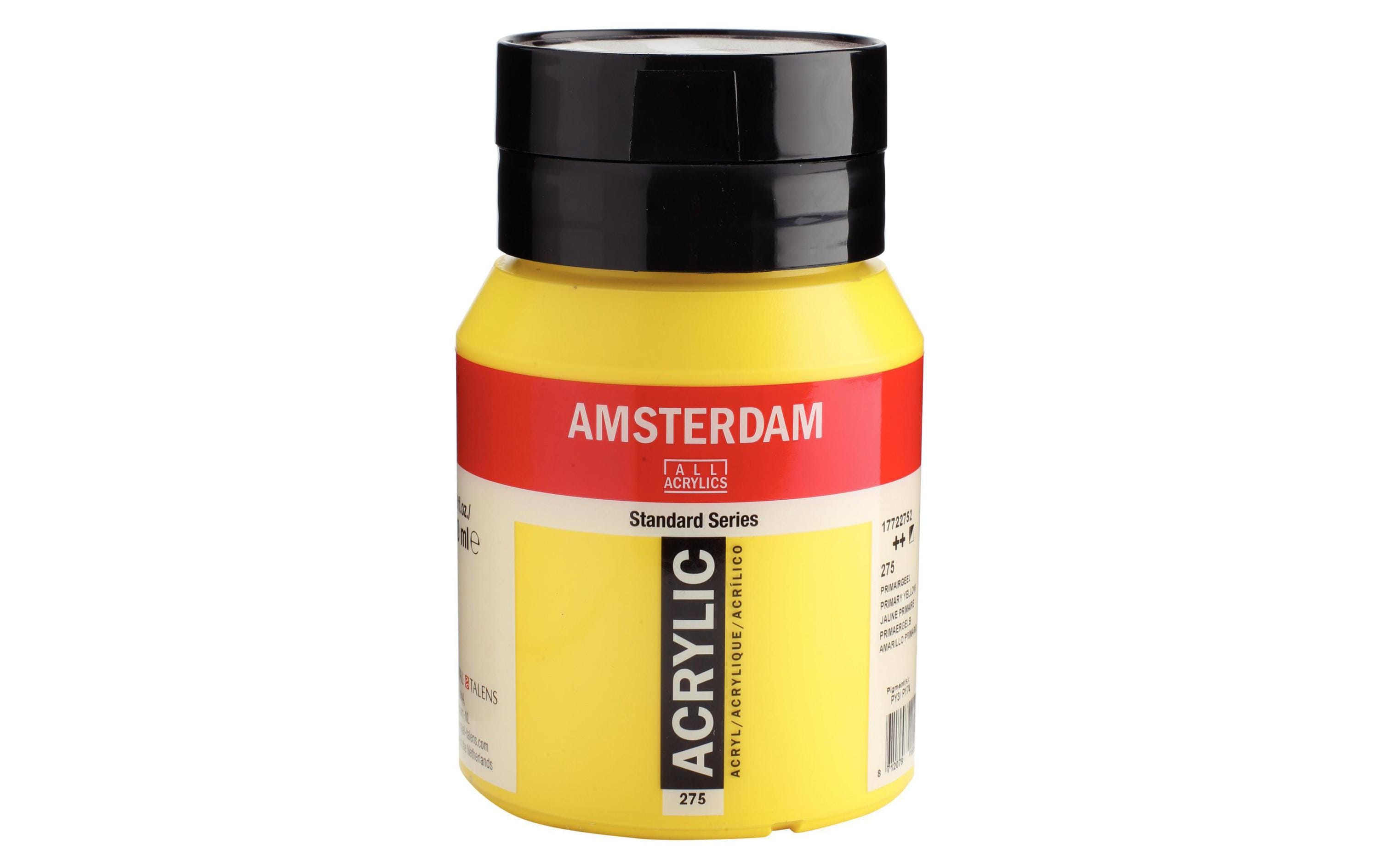 Amsterdam Acrylfarbe Standard 275 Primärgelb halbdeckend, 500 ml Amsterdam Acrylfarbe Standard 275 Primärgelb halbdeckend, 500 ml