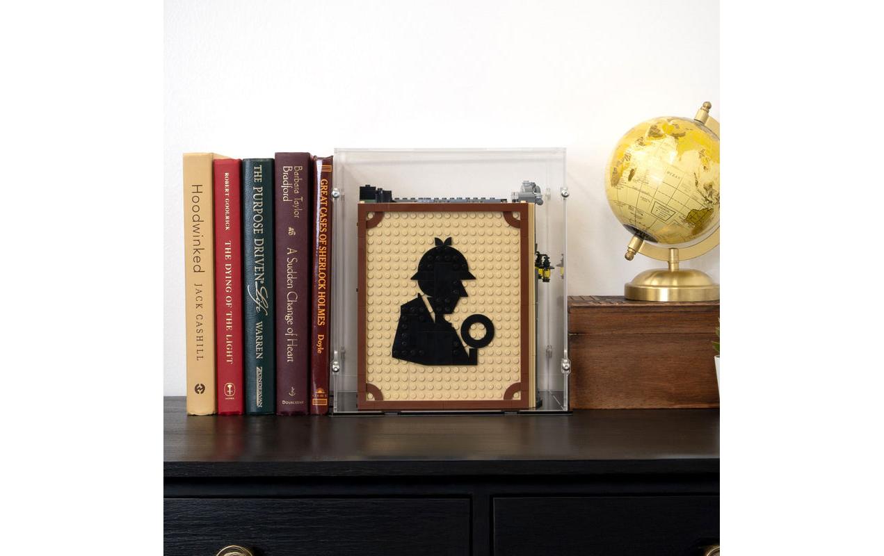 iDisplayit Acryl-Display für LEGO 10351 Sherlock Holmes Bücherstütze