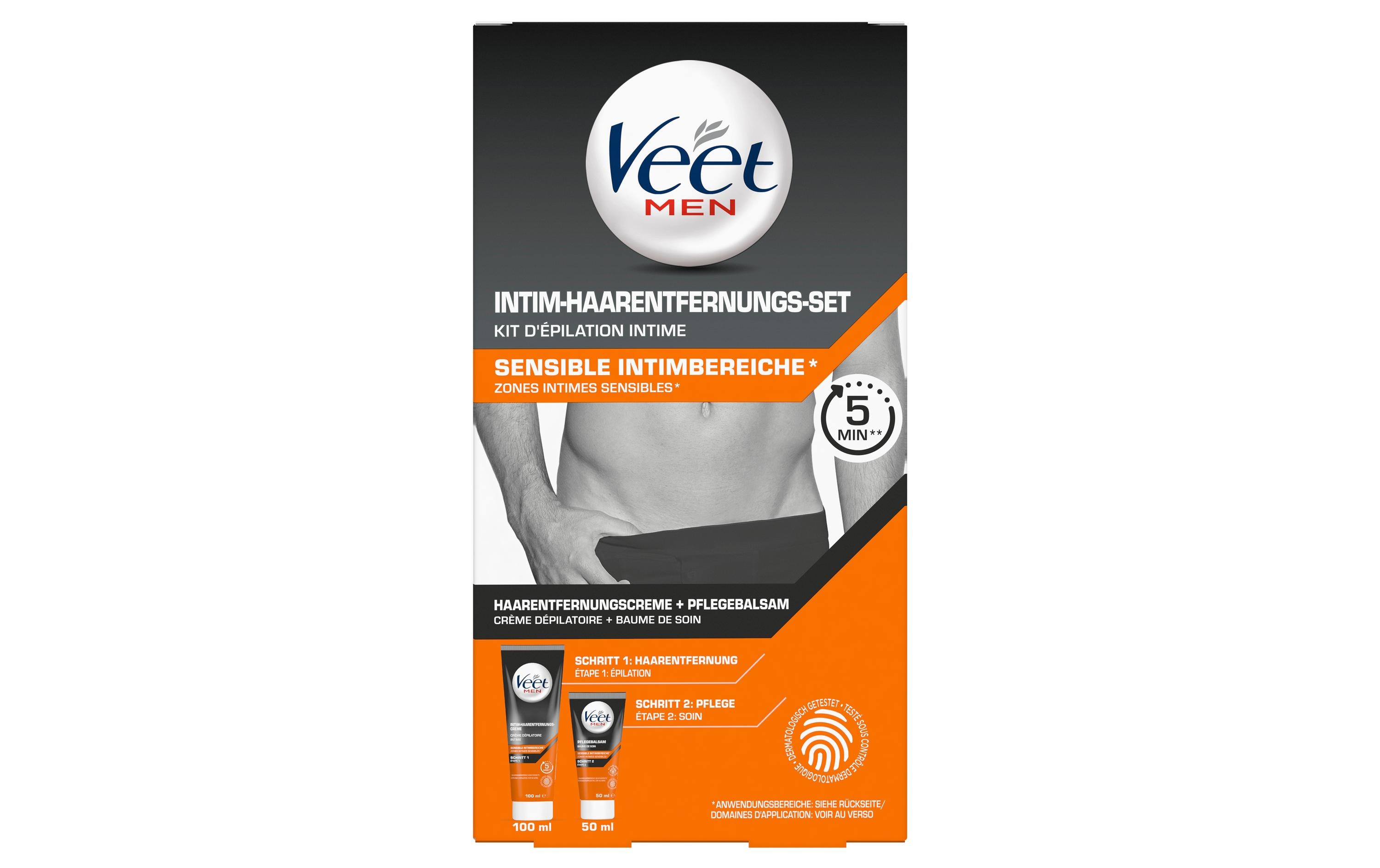 Veet MEN Haarentfernungs-Set Intimbereich