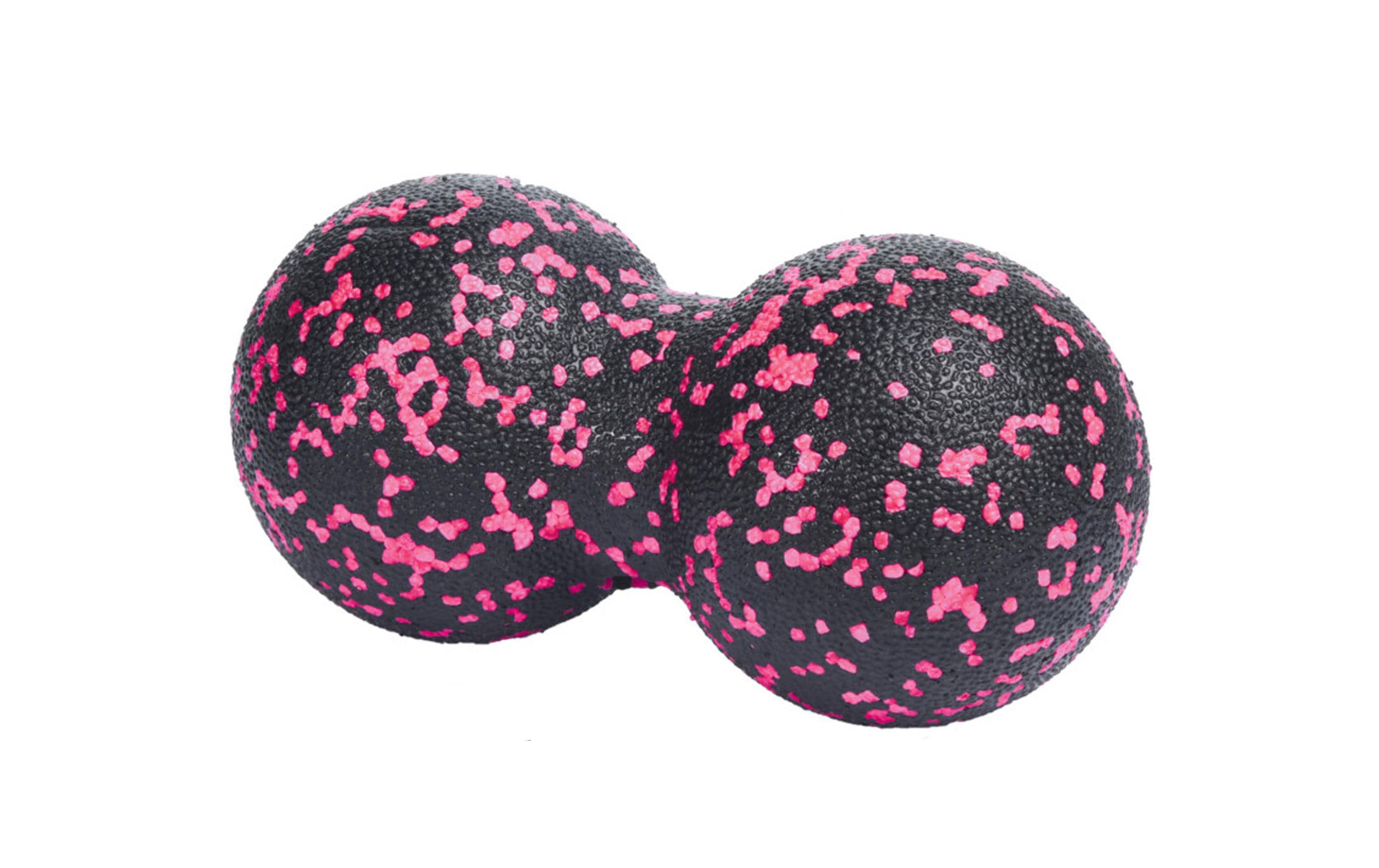 FTM Faszientraining Doppelball, Schwarz / Pink