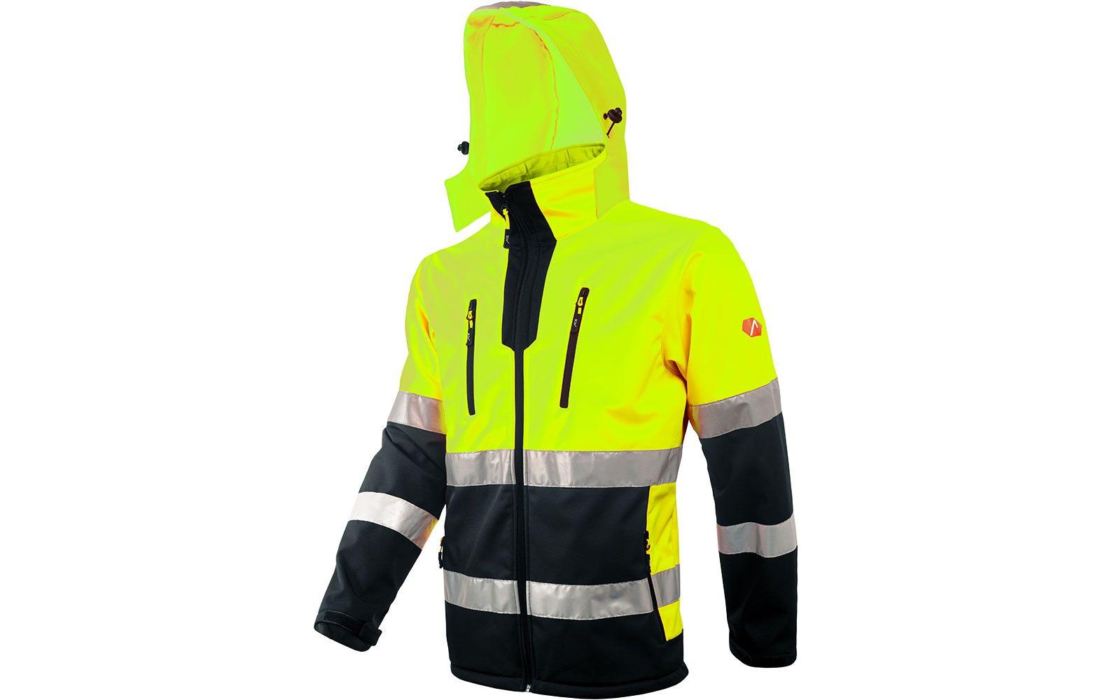 ACE ACE Neon Softshell-Warnjacke – xL Softshell Gelb XL