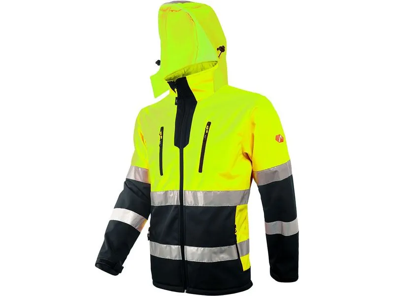 ACE ACE Neon Softshell-Warnjacke – xL Softshell Gelb XL