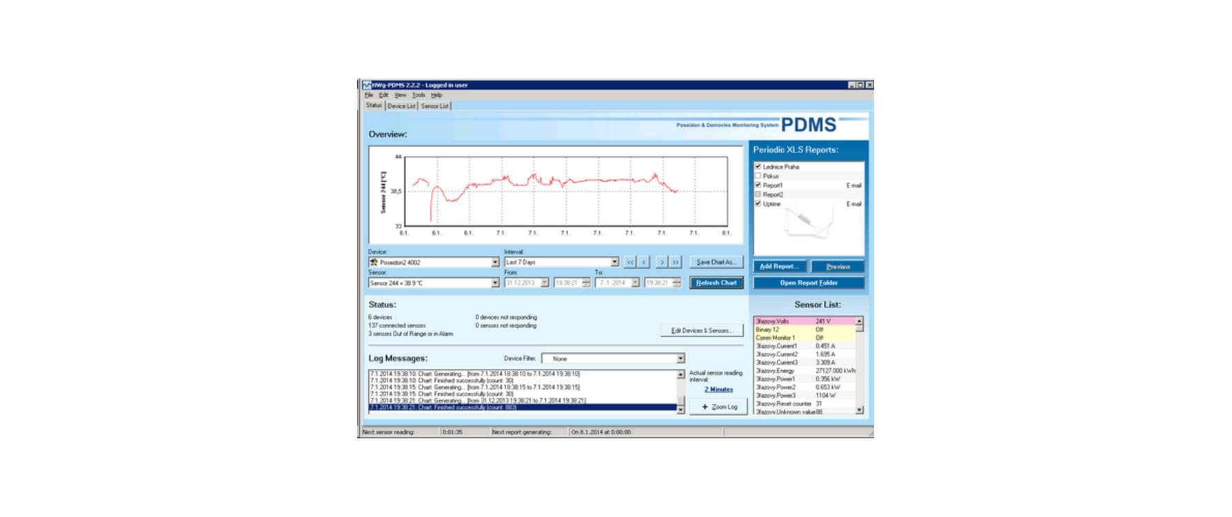 HWgroup Software PDMS 20 SW-Lizenz bis 20 Sensoren HWgroup Software PDMS 20 SW-Lizenz bis 20 Sensoren