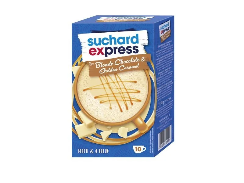 Suchard Express Getränkepulver Blonde Chocolate 10 x 15 g Suchard Express Getränkepulver Blonde Chocolate 10 x 15 g