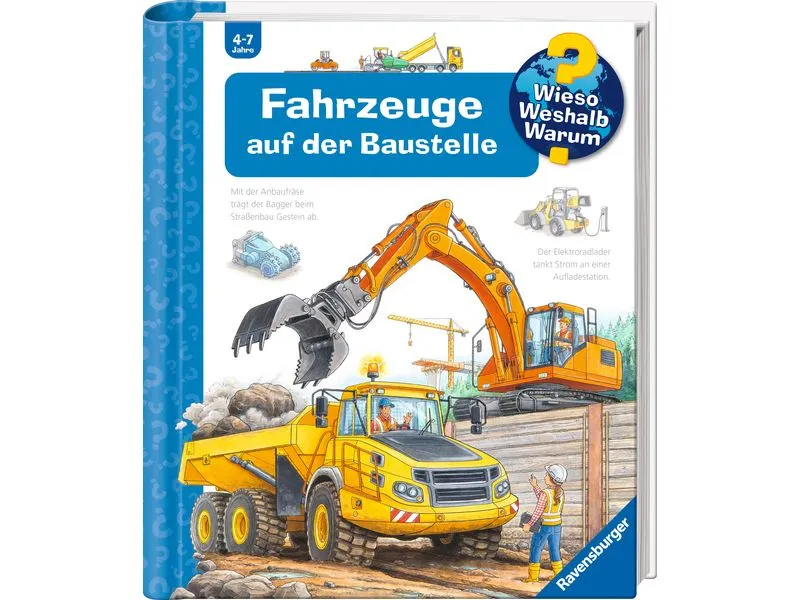 Ravensburger Kinder-Sachbuch Fahrzeuge auf der Baustelle Ravensburger Kinder-Sachbuch Fahrzeuge auf der Baustelle