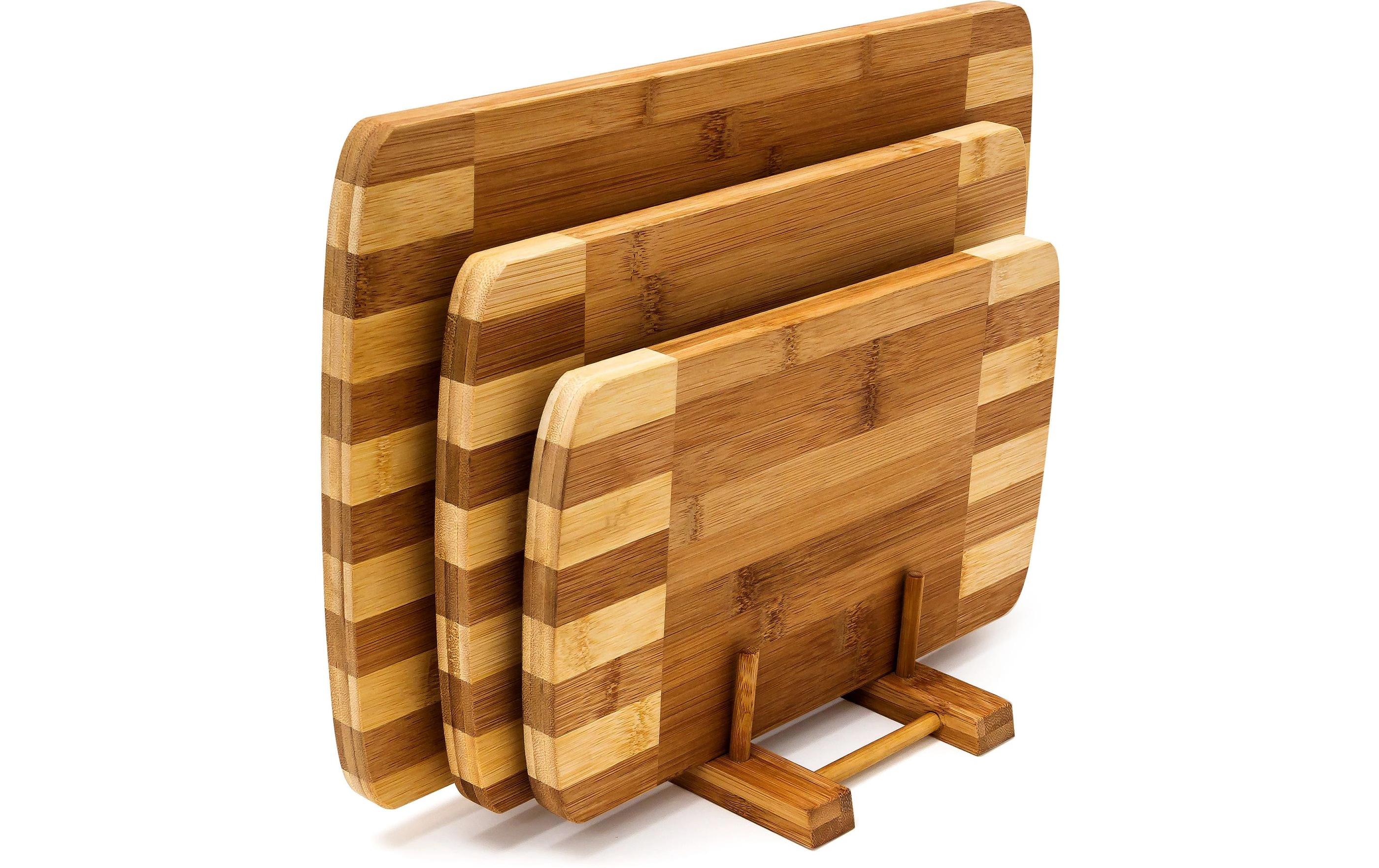 relaxdays Schneidebrett-Set 3 Stück