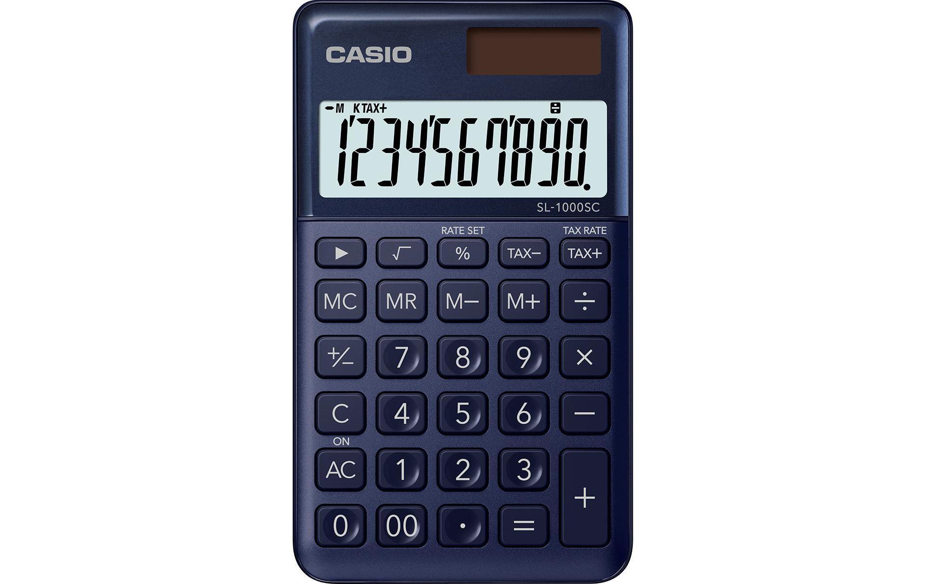 Casio Taschenrechner CS-SL-1000SC-NY Dunkelblau