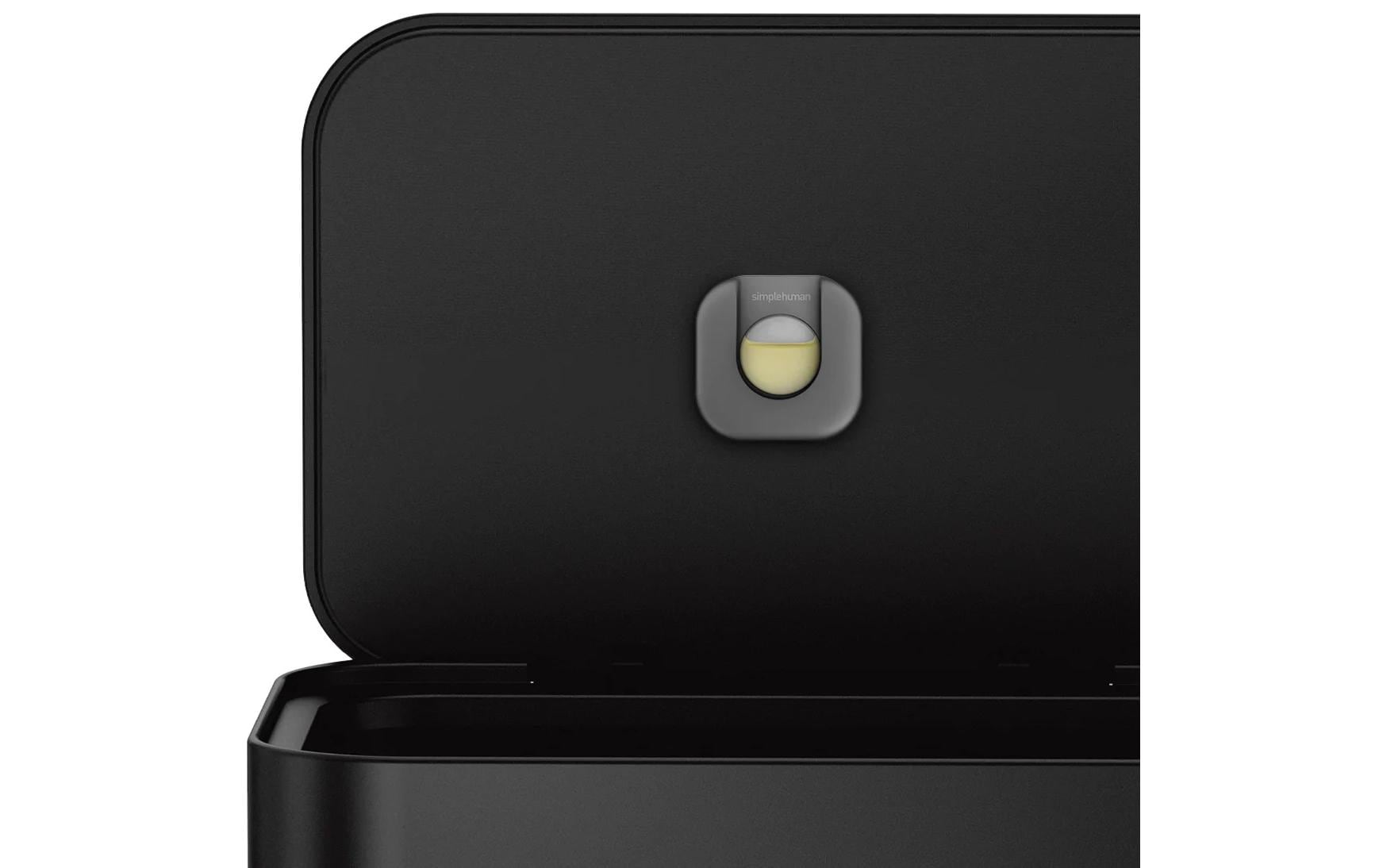 Simplehuman Treteimer 45 l, Schwarz matt