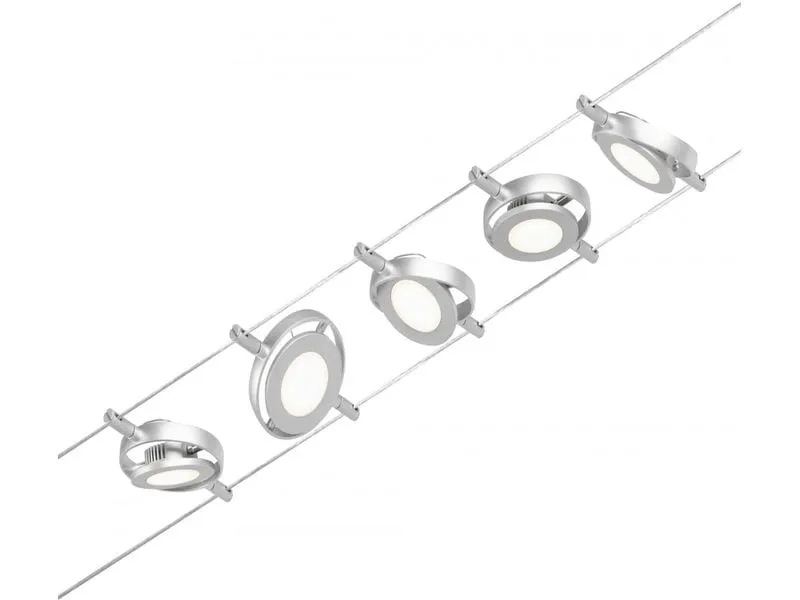 Paulmann CorDuo LED Seilsystem RoundMac Basisset 5 x 200 lm Paulmann CorDuo LED Seilsystem RoundMac Basisset 5 x 200 lm
