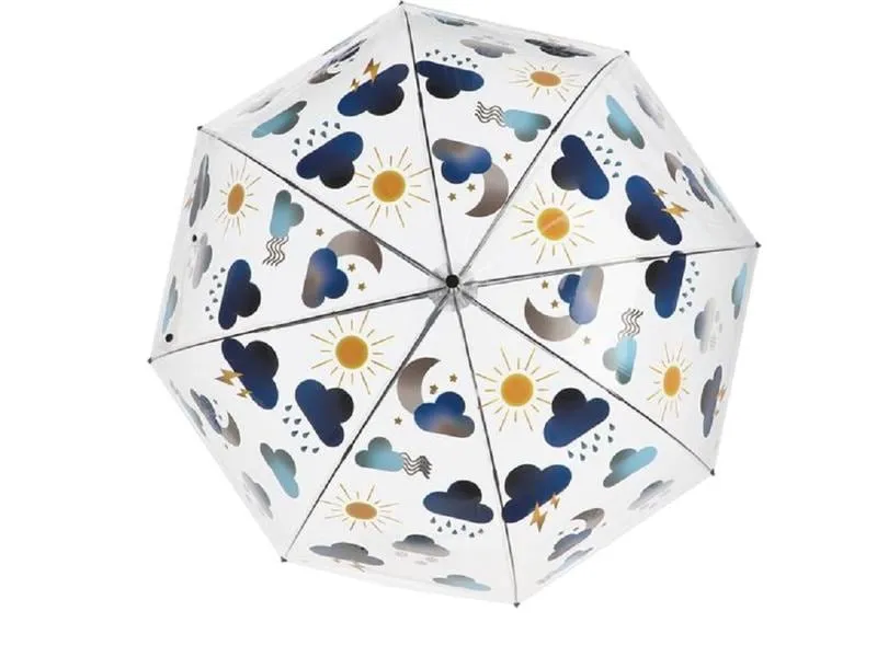 Esschert Design Regenschirm Wetter Transparent