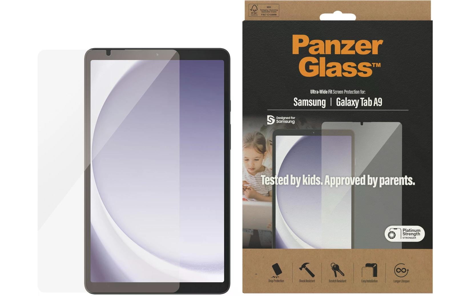 Panzerglass Tablet-Schutzfolie Ultra Wide Fit Galaxy Tab A9 8.7