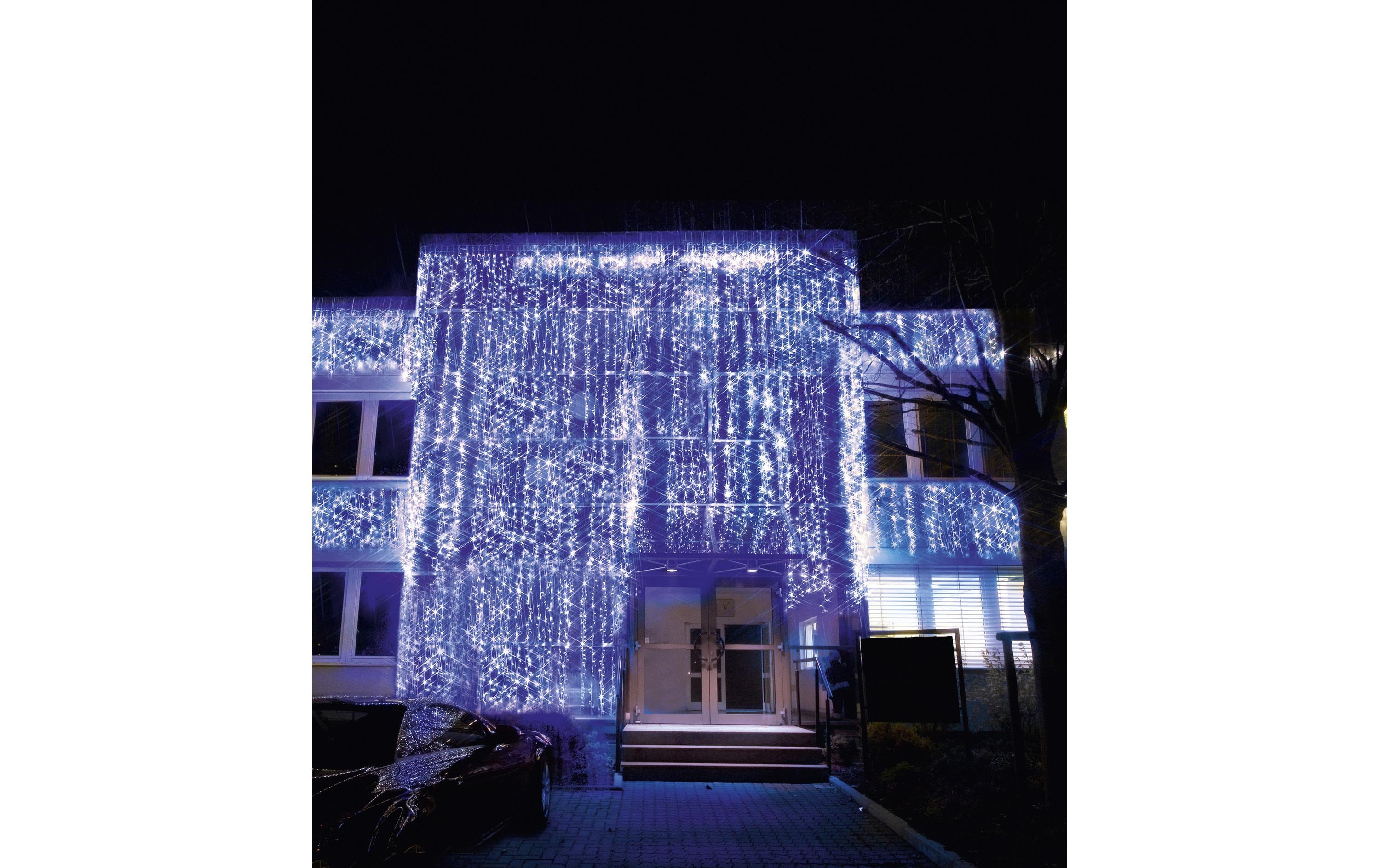 Star Trading Lichtervorhang-System LED, 102 LED, 1 x 2 m