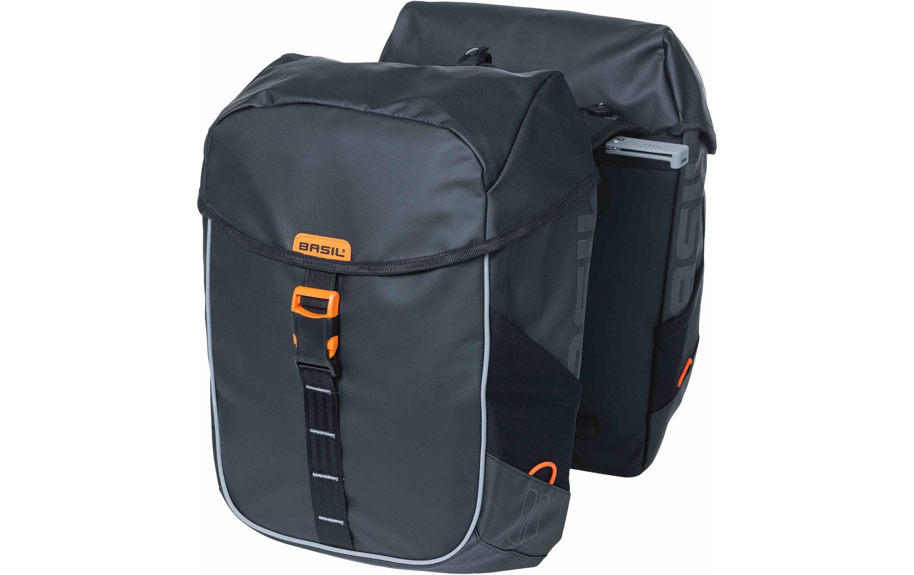 BASIL Doppelseitentasche Miles Tarpaulin MIK