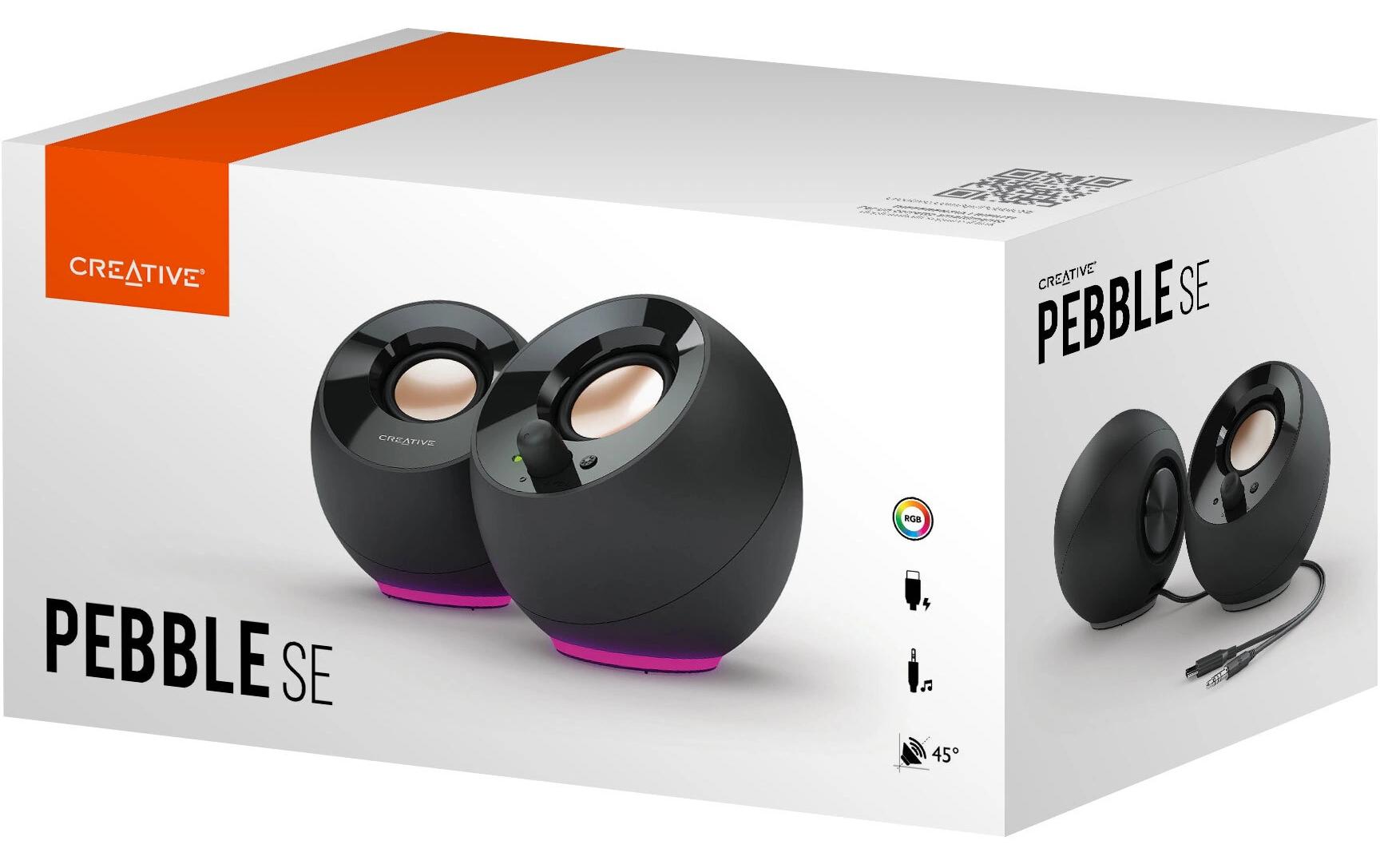 CREATIVE PC-Lautsprecher Pebble SE schwarz