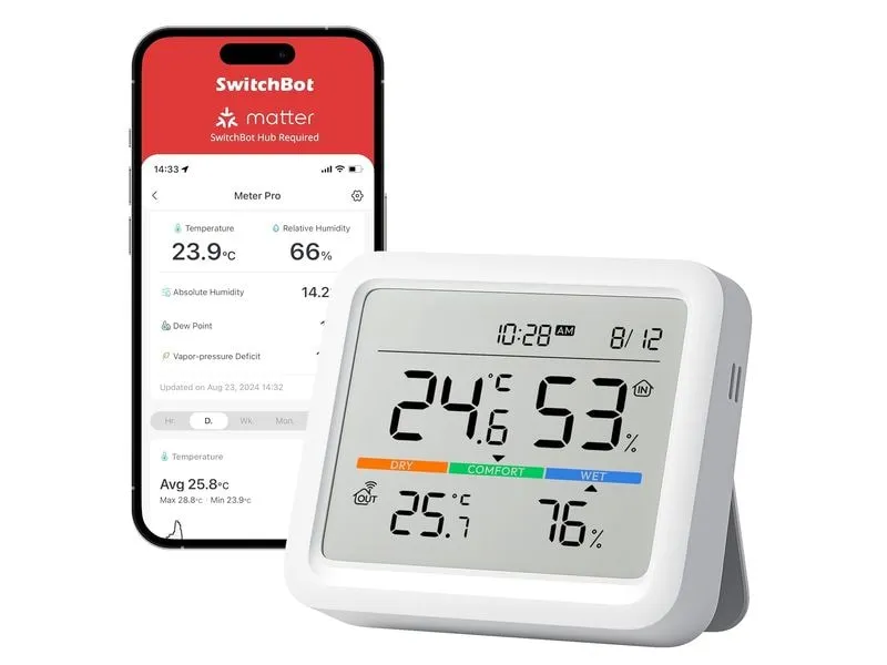 SwitchBot Meter Pro Wetterstation Thermometer Hygrometer