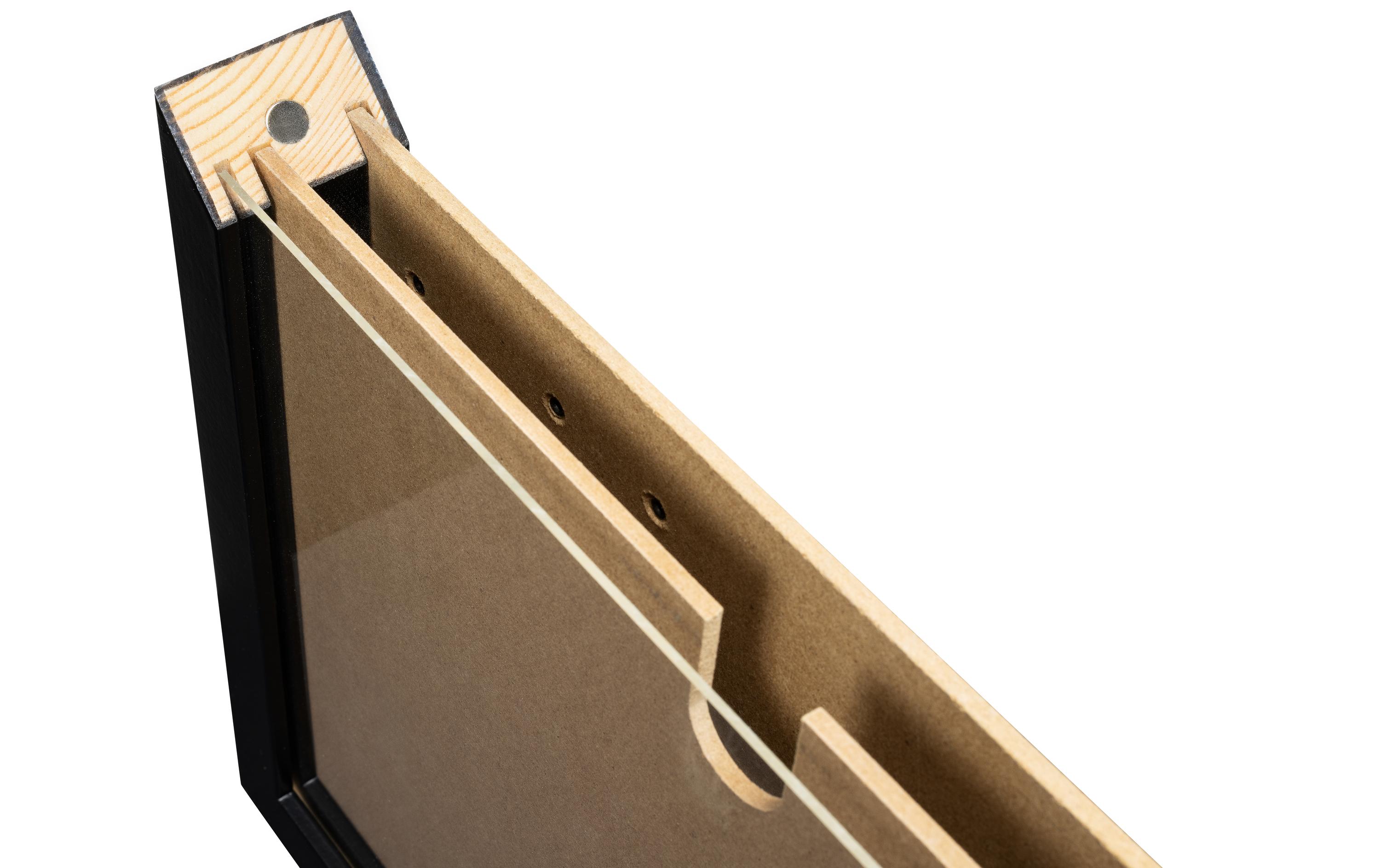 COCON Bilderrahmen für Kinderzeichnungen 35 x 26 x 5 cm, Schwarz