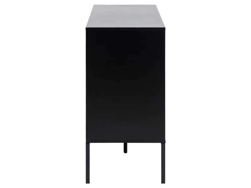 AC Design Sideboard Seaford 120 x 40 x 82 cm, Nature/Schwarz AC Design Sideboard Seaford 120 x 40 x 82 cm, Nature/Schwarz