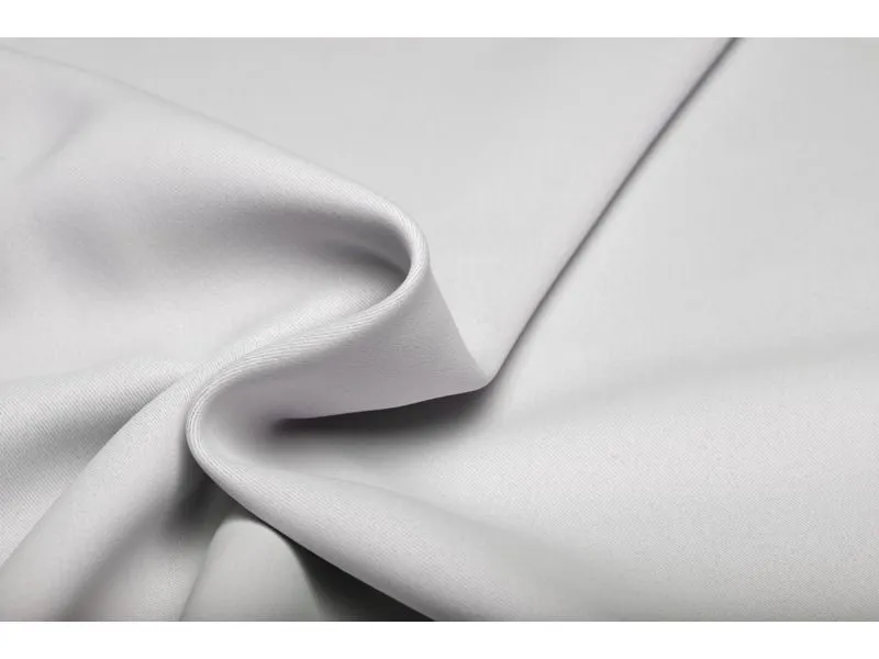 Hubatka Nachtvorhang mit Faltenband Silber 260 cm x 140 cm Hubatka Nachtvorhang mit Faltenband Silber 260 cm x 140 cm