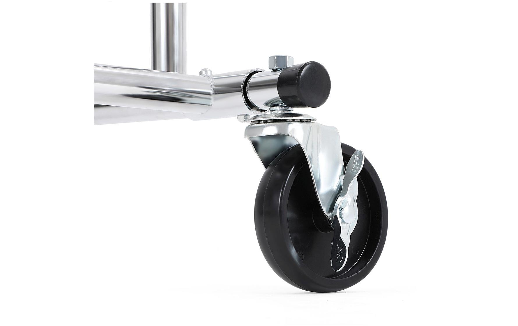 Songmics Garderobenständer Schwerlast Chrom