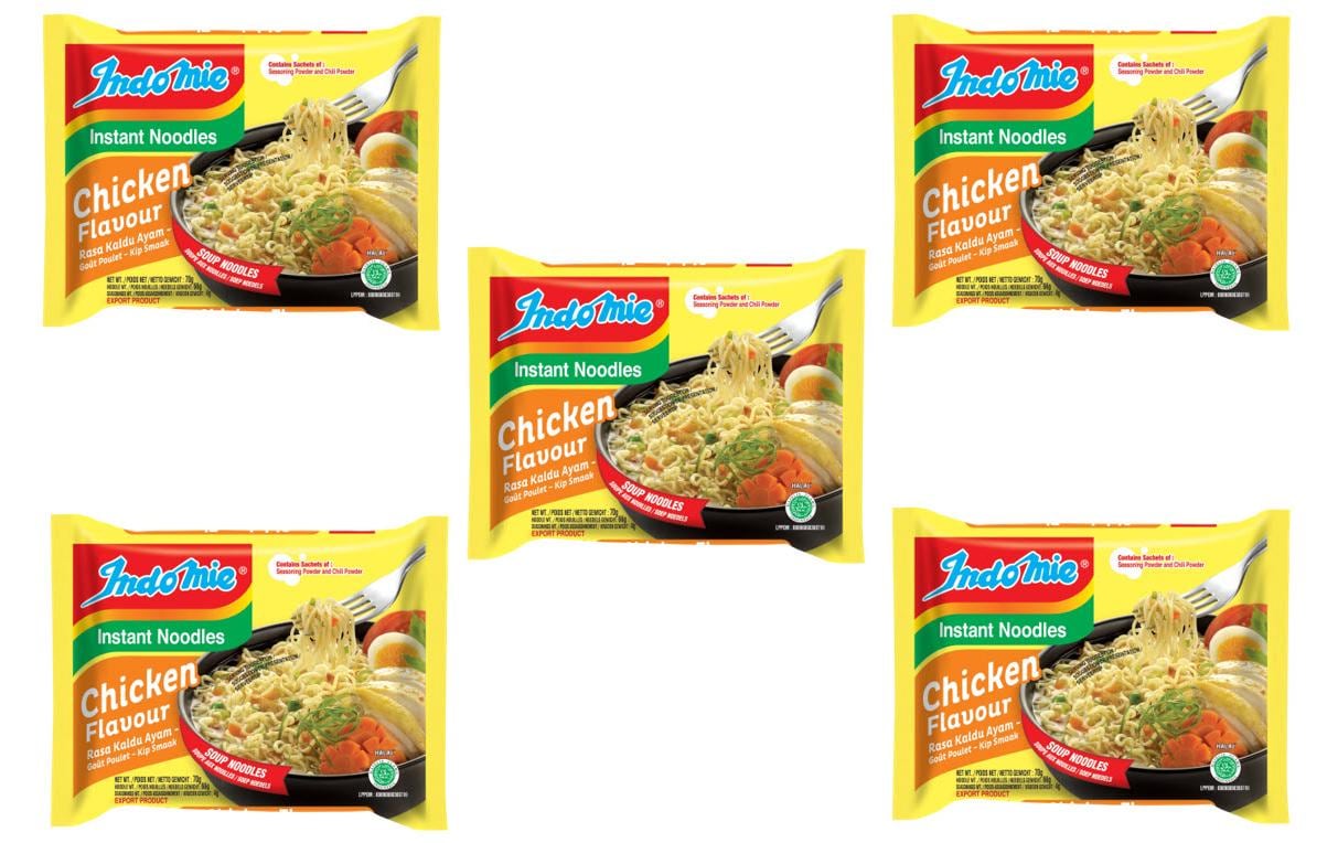 Indomie Noodles Chicken 5 x 70 g Indomie Noodles Chicken 5 x 70 g