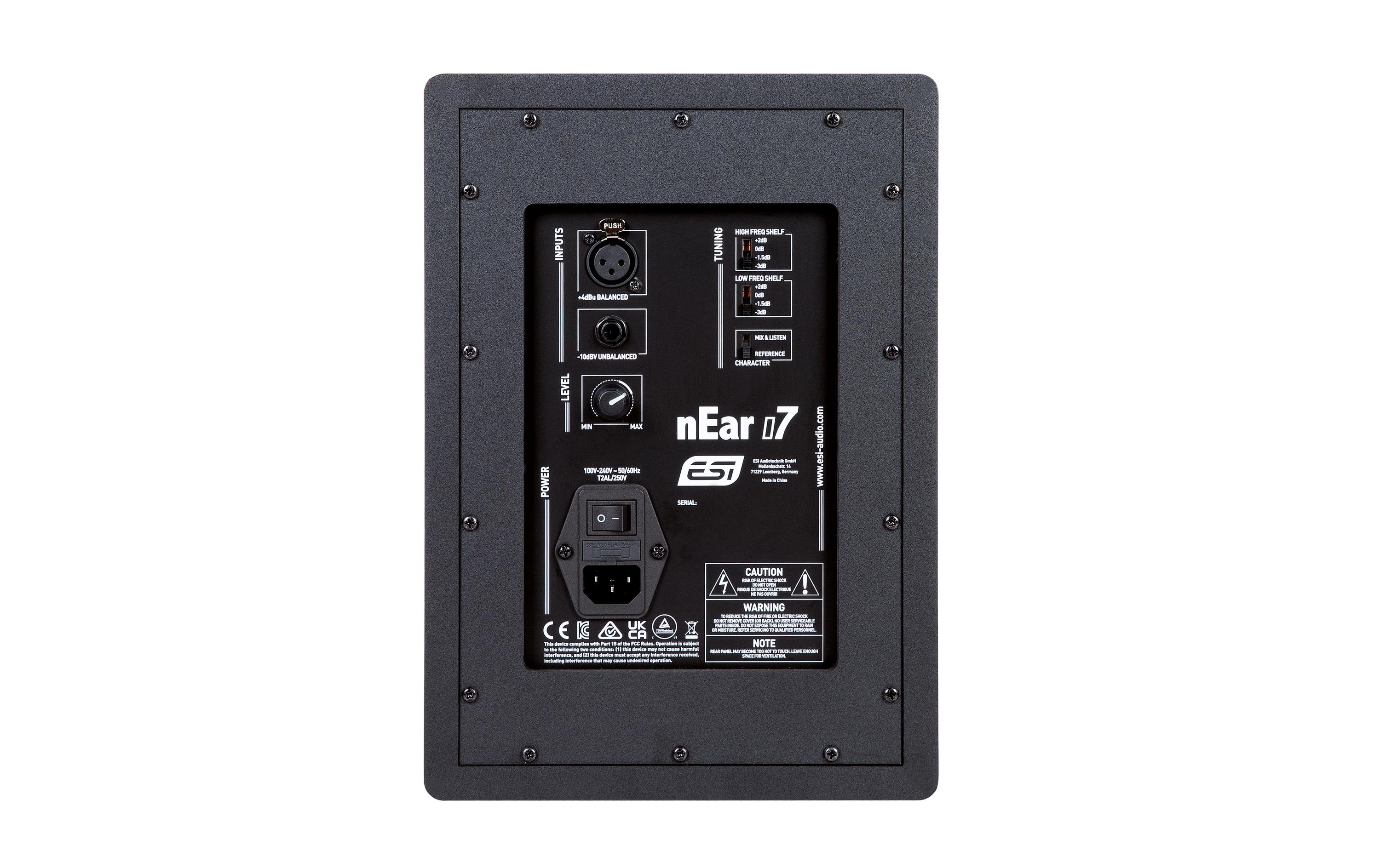 ESI Studiomonitor nEar i7 Schwarz ESI Studiomonitor nEar i7 Schwarz