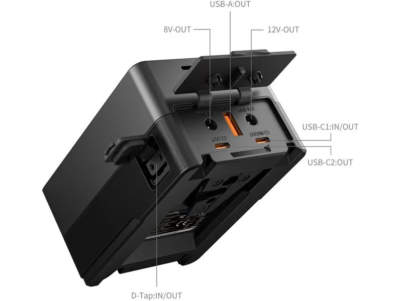 Smallrig Videokamera-Akku VB99 Pro Kit Akkuplatte mit Stangeklemme Smallrig Videokamera-Akku VB99 Pro Kit Akkuplatte mit Stangeklemme