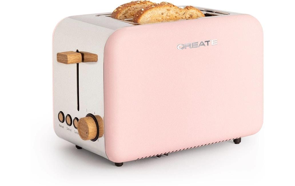 Create Toaster Retro Pastelrosa