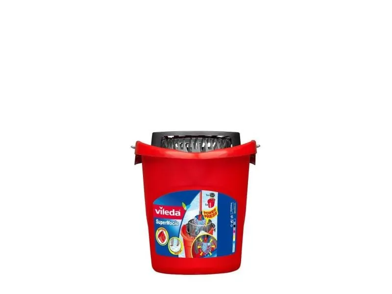Vileda Wischmop-Eimer SuperMocio Eimer, 15 l, Rot Vileda Wischmop-Eimer SuperMocio Eimer, 15 l, Rot