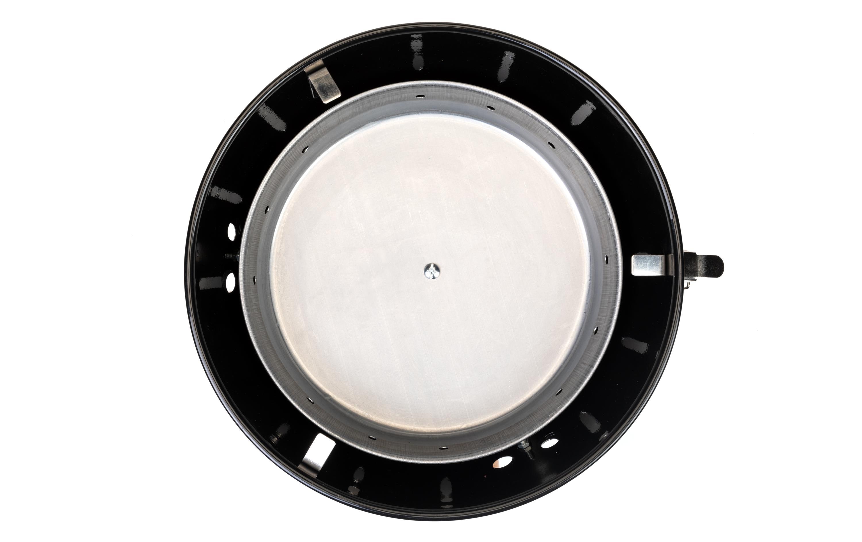 Krafter Holzkohlegrill Mini, 29 cm, Schwarz