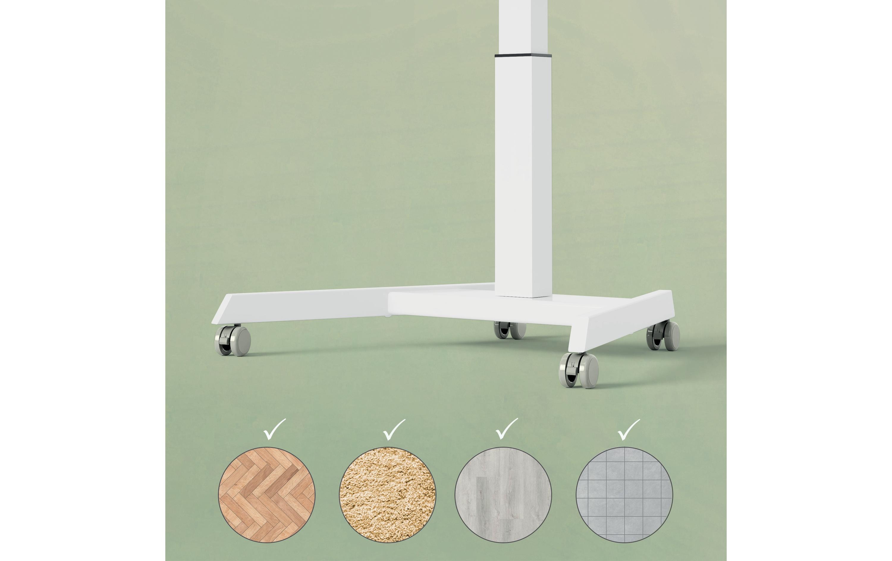 Leitz Rollen für elektrischen Sitz-/Stehtisch 4 Stück