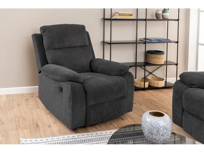AC Design Sessel Mora Dunkelgrau, 89.5 x 95 x 98 cm AC Design Sessel Mora Dunkelgrau, 89.5 x 95 x 98 cm
