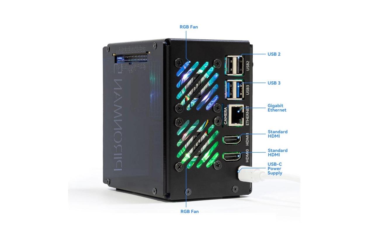 Raspberry Pi Gehäuse Pironman 5 MAX Raspberry Pi Gehäuse Pironman 5 MAX