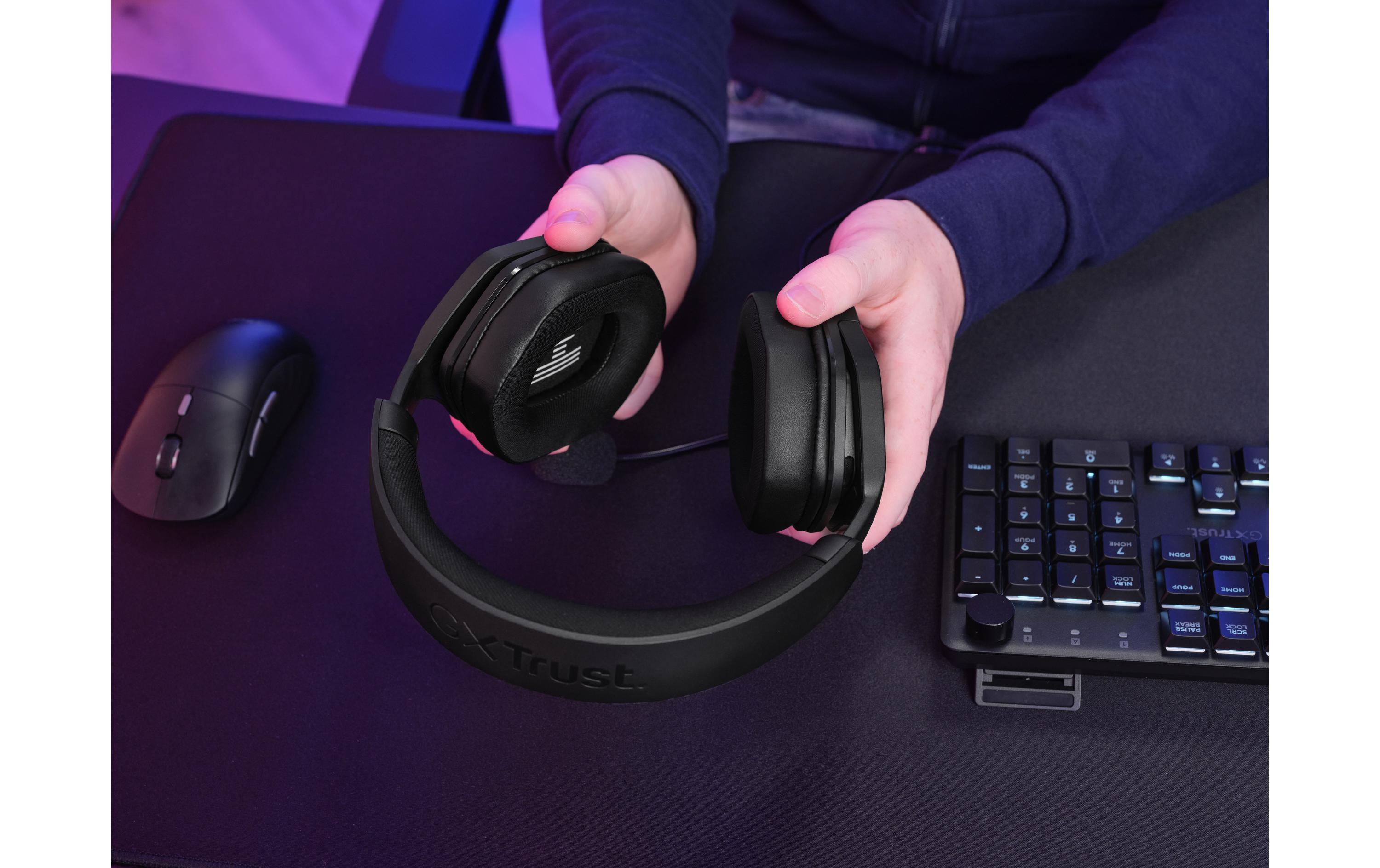 Trust Headset GXT492 Carus Schwarz