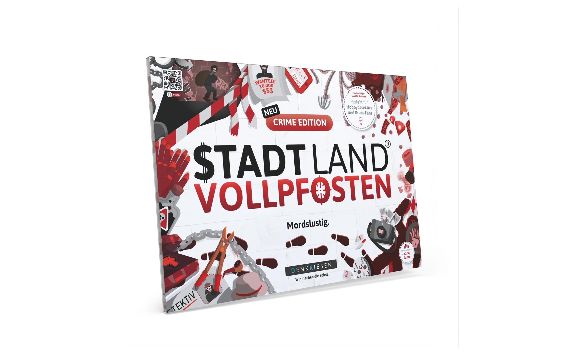 Denkriesen Stadt Land Vollpfosten A4 Block Crime Edition -DE-