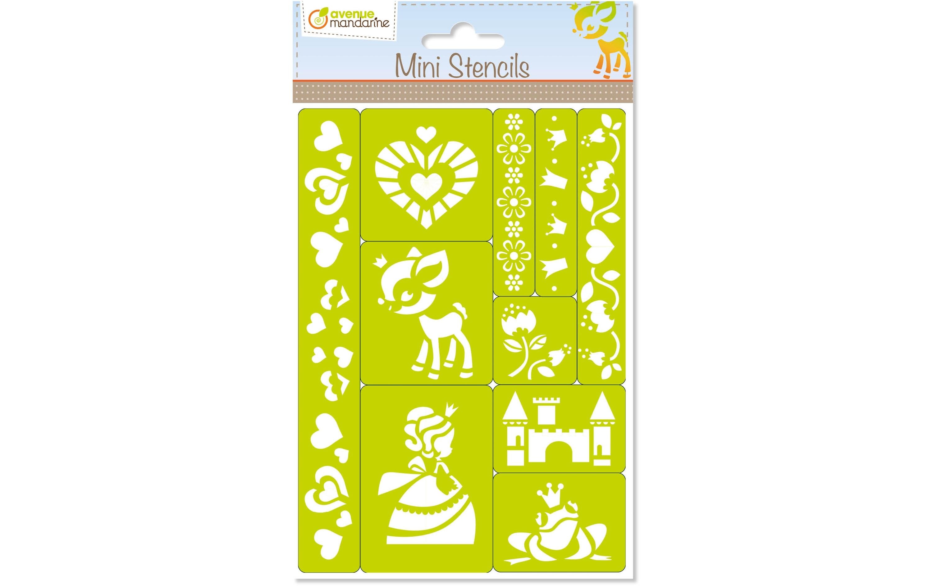 Avenue Mandarine Schablone Mini 15.4 x 25.7 cm, Märchen