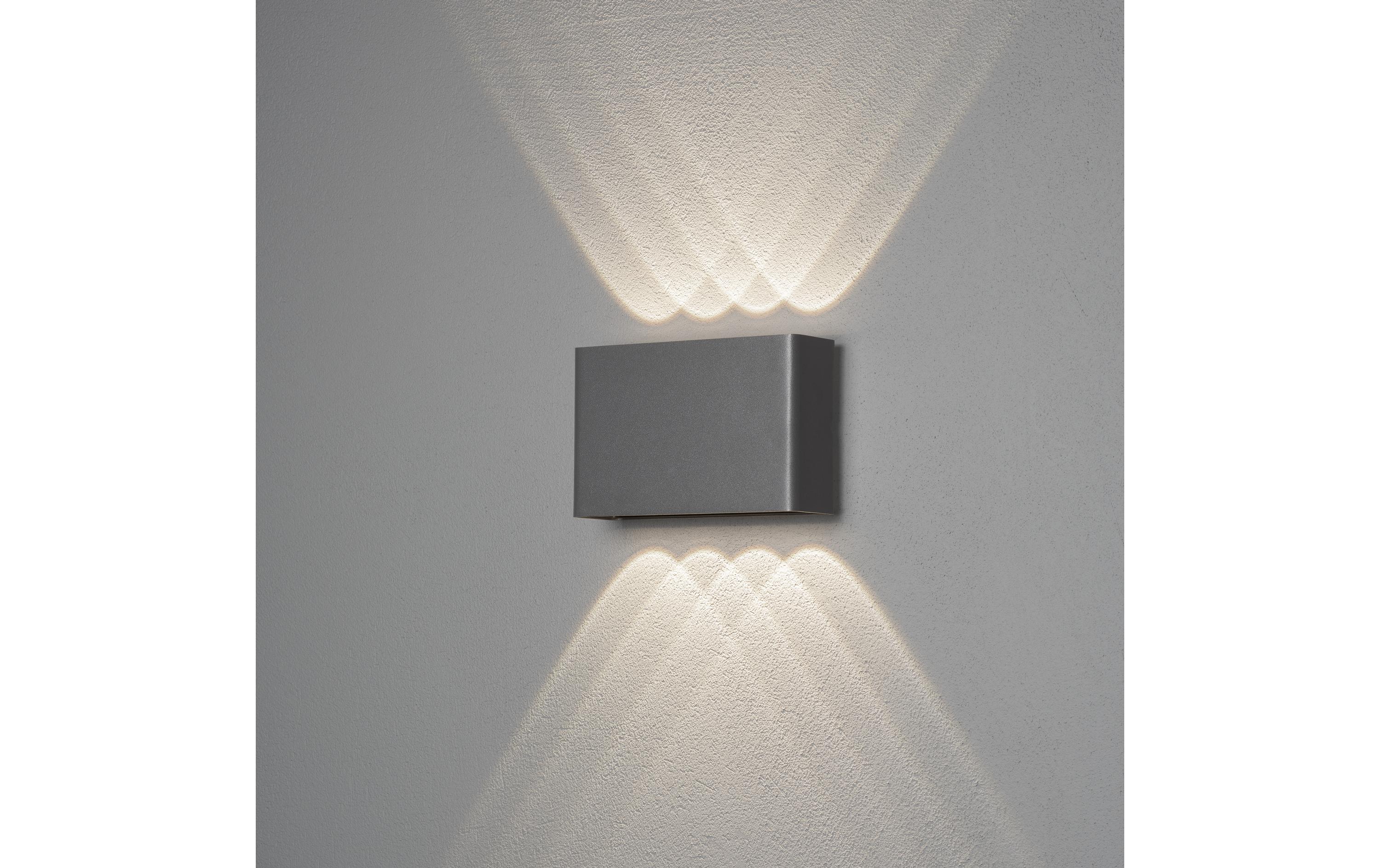 Konstsmide Wandleuchte Chieri, 3000K, 10W, Anthrazit Konstsmide Wandleuchte Chieri, 3000K, 10W, Anthrazit