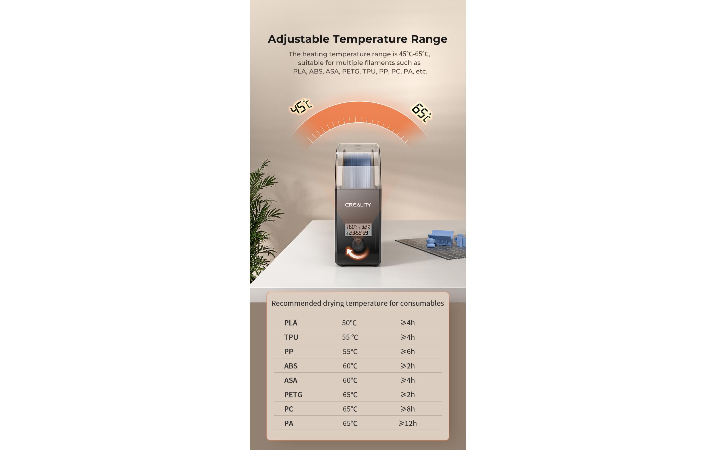Creality Filament Trockenbox 2.0