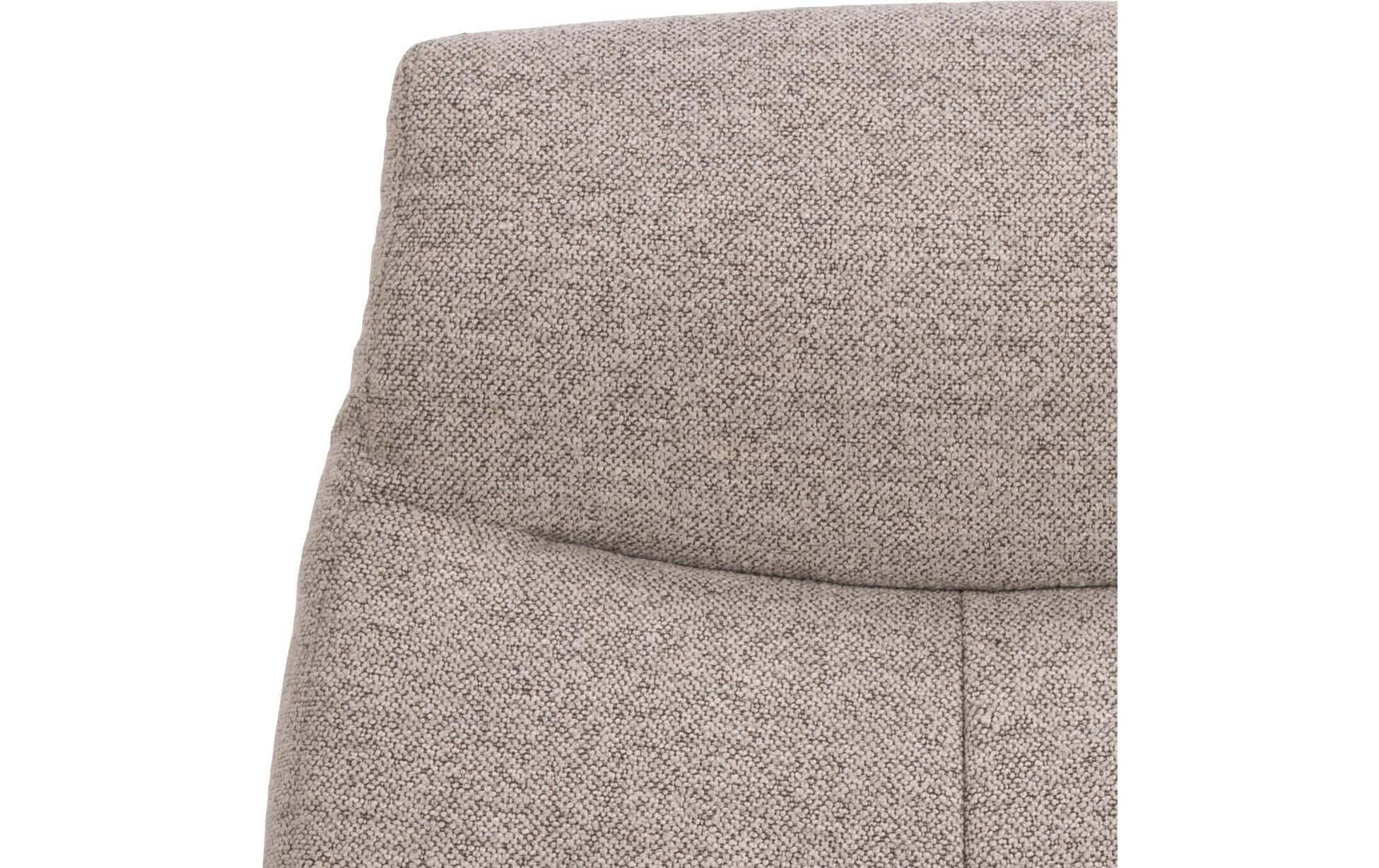 AC Design Sessel London Stahl/Textil, Beige