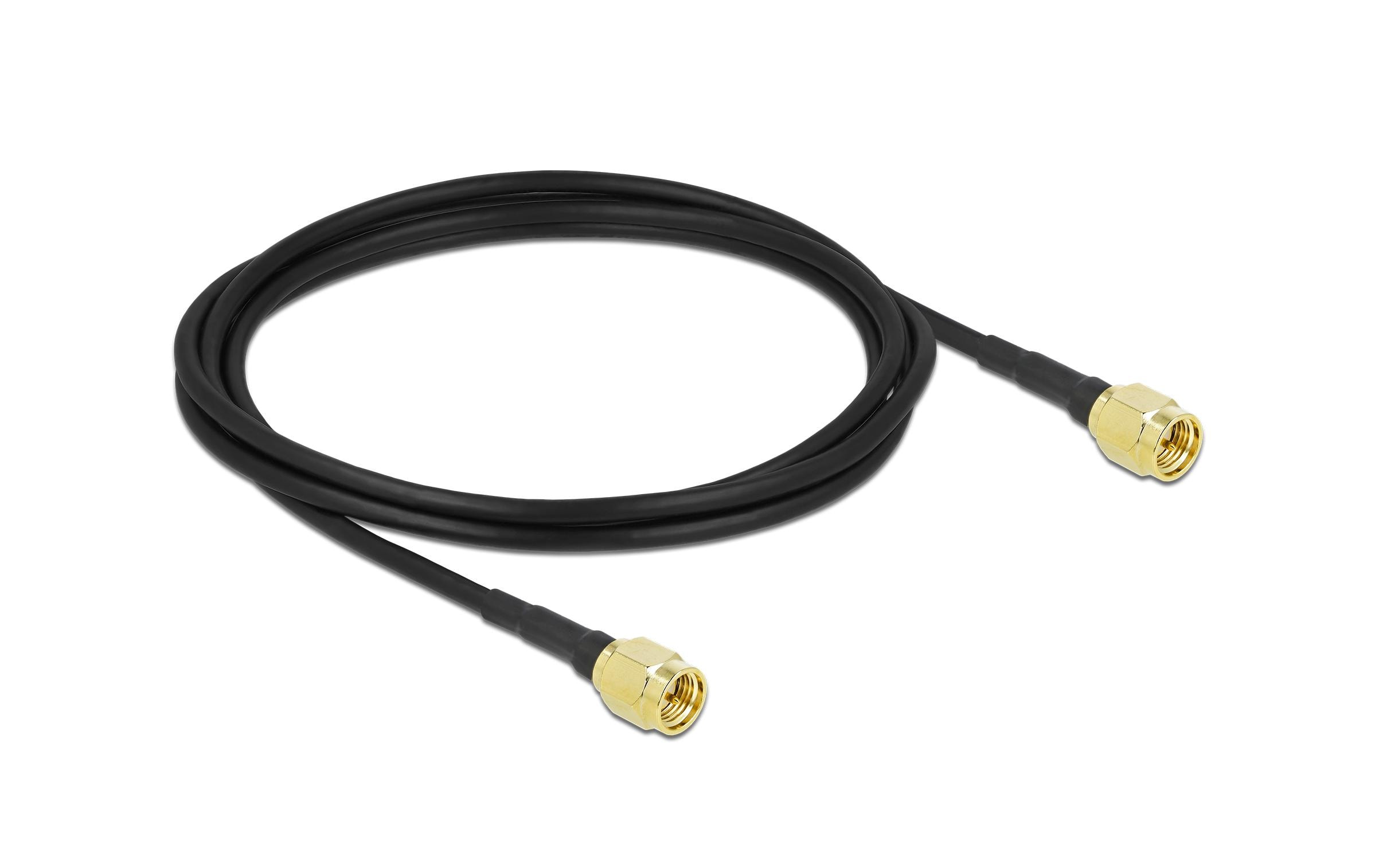 Delock Antennenkabel LTE/5G, LMR/CFD100 SMA zu SMA, 2 m Delock Antennenkabel LTE/5G, LMR/CFD100 SMA zu SMA, 2 m