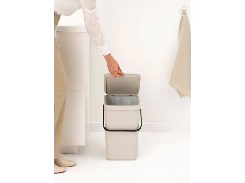 Brabantia Recyclingbehälter Sort & Go 25 l, Beige Brabantia Recyclingbehälter Sort & Go 25 l, Beige