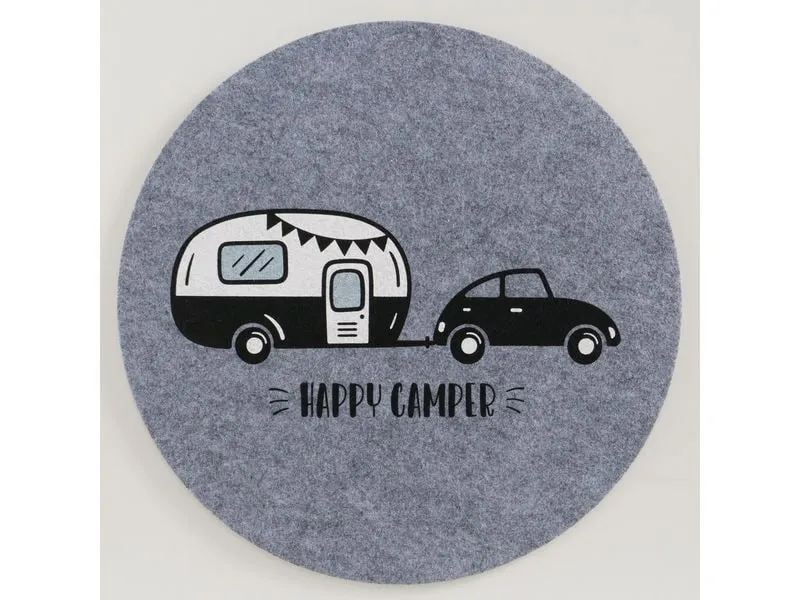 Boltze Tischset Camper 1 Stück, assortierte Farb-Auslieferung