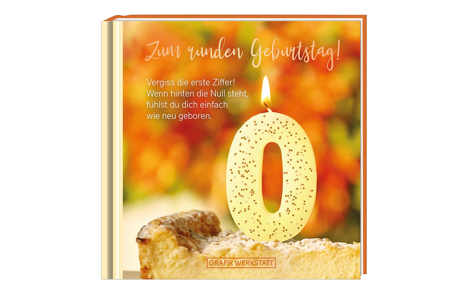Grafik Werkstatt Minibuch Zum runden Geburtstag!