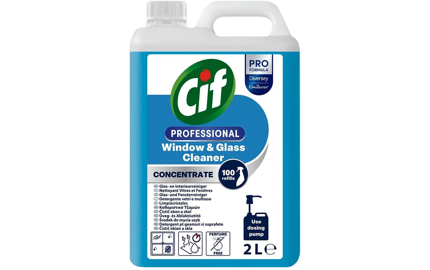 Diversey Pro Formula Konzentrierter Glasreiniger 1x2 L