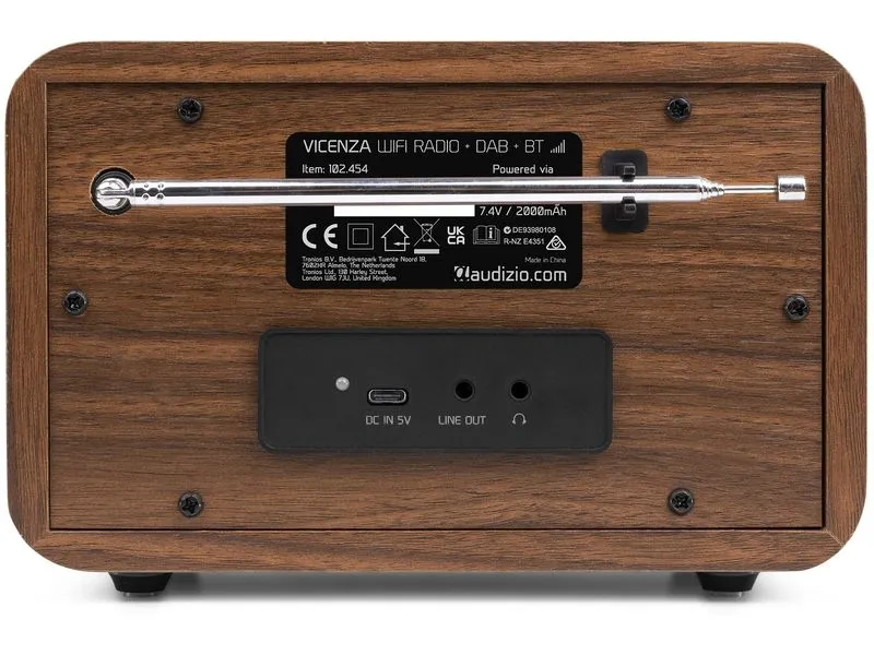 Audizio DAB+ Radio Vicenza Braun Audizio DAB+ Radio Vicenza Braun