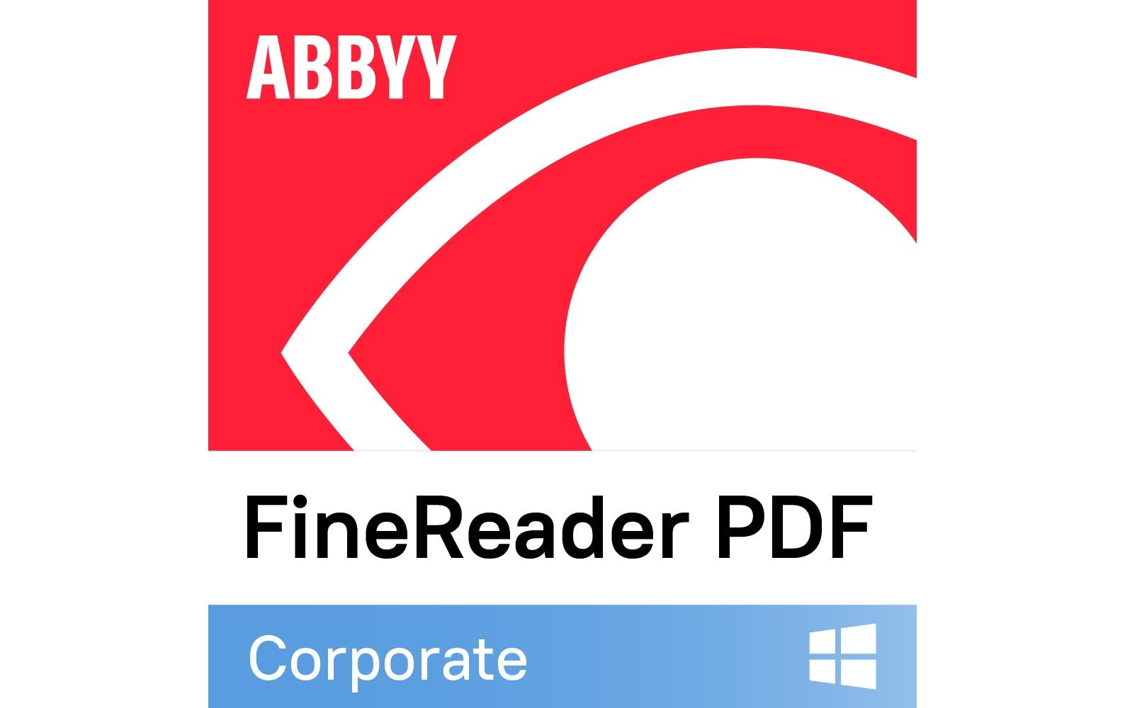 ABBYY FineReader PDF Corporate ESD, Subs., Single User, 3 Jahre
