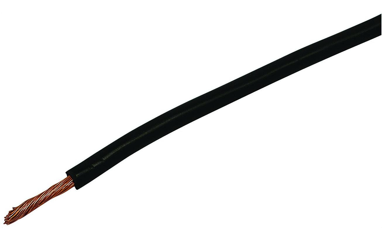 STEFFEN T-Litze 2.5 mm², 100 m Schwarz