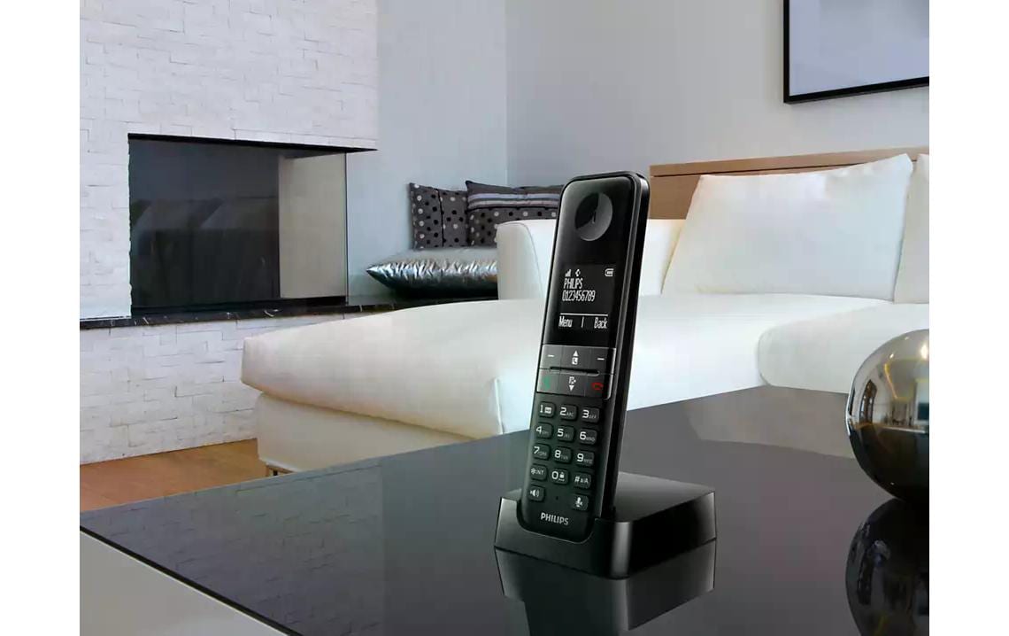 Philips Schnurlostelefon D4701B Schwarz Philips Schnurlostelefon D4701B Schwarz
