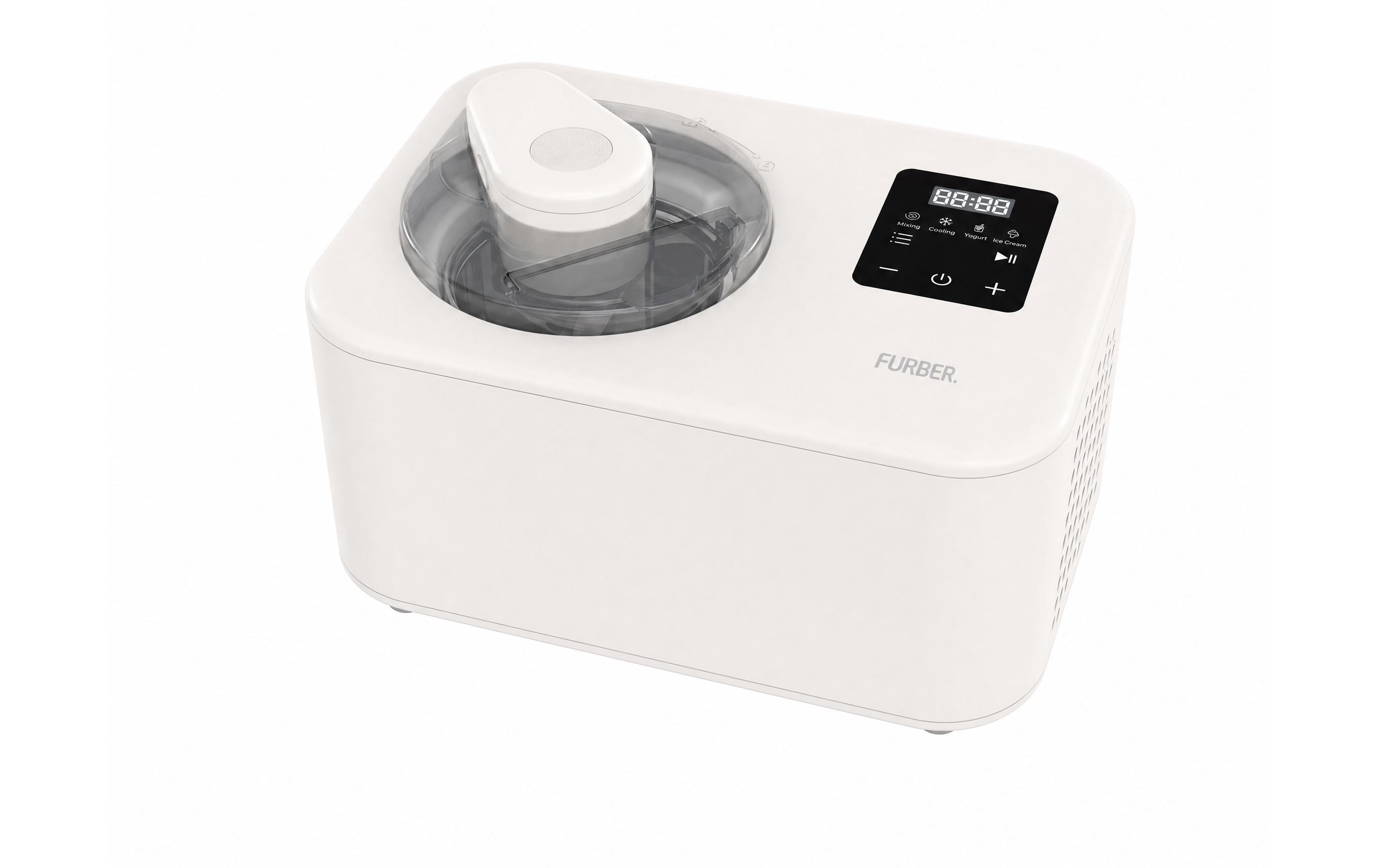 FURBER Glacemaschine Luigi Compact 1.2 l, Weiss