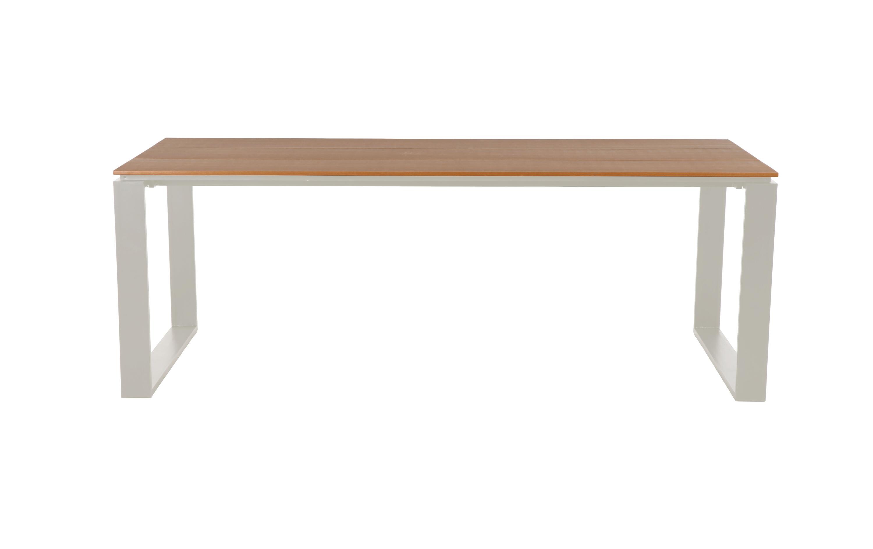 Schou Tisch Martinus 210 x 100 x 75cm – Grau, Teak